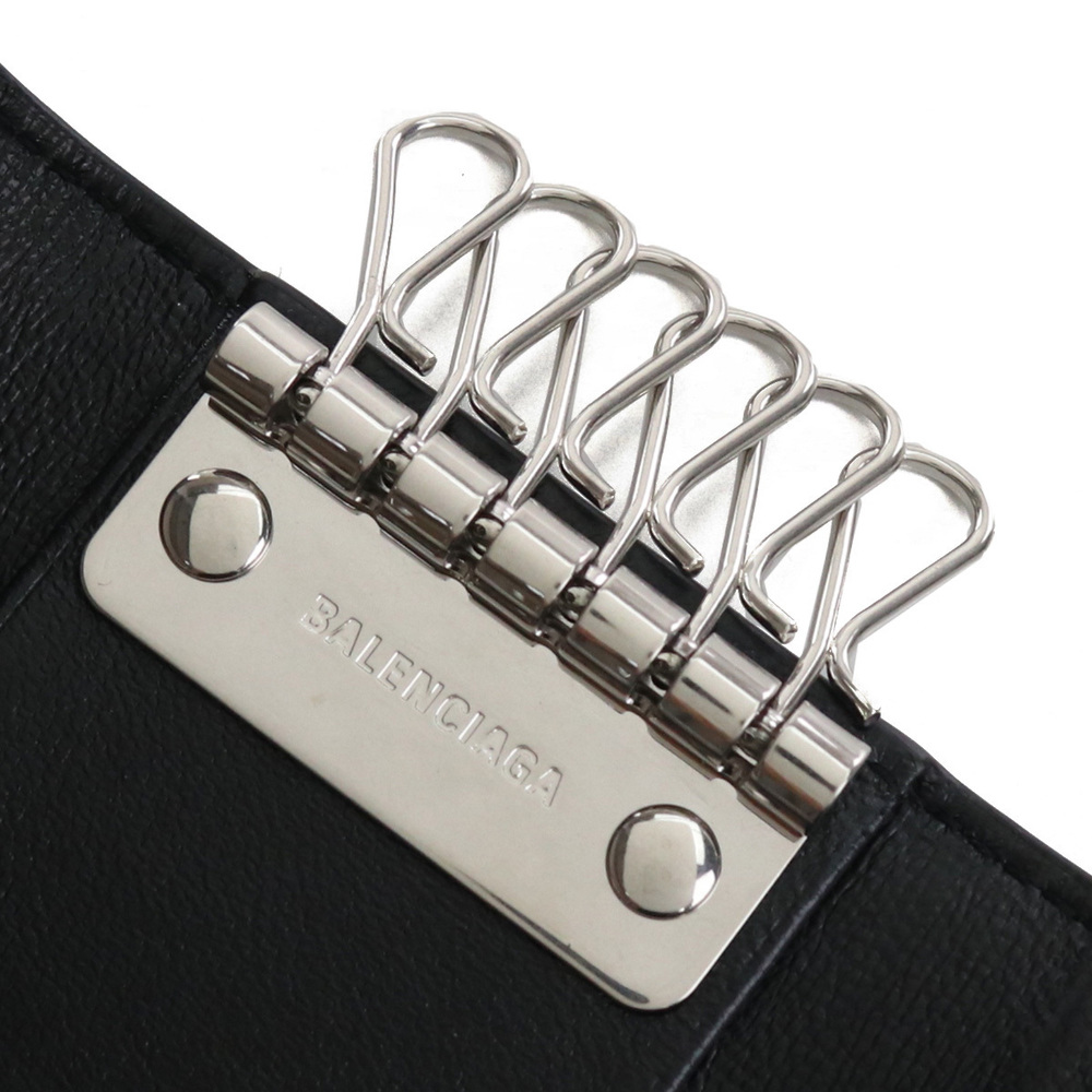バレンシアガ　キーケース　BALENCIAGA CASH KEYCASE 64 バレンシアガ キーケース 6連 6本 三つ折り BALENCIAGA CASH